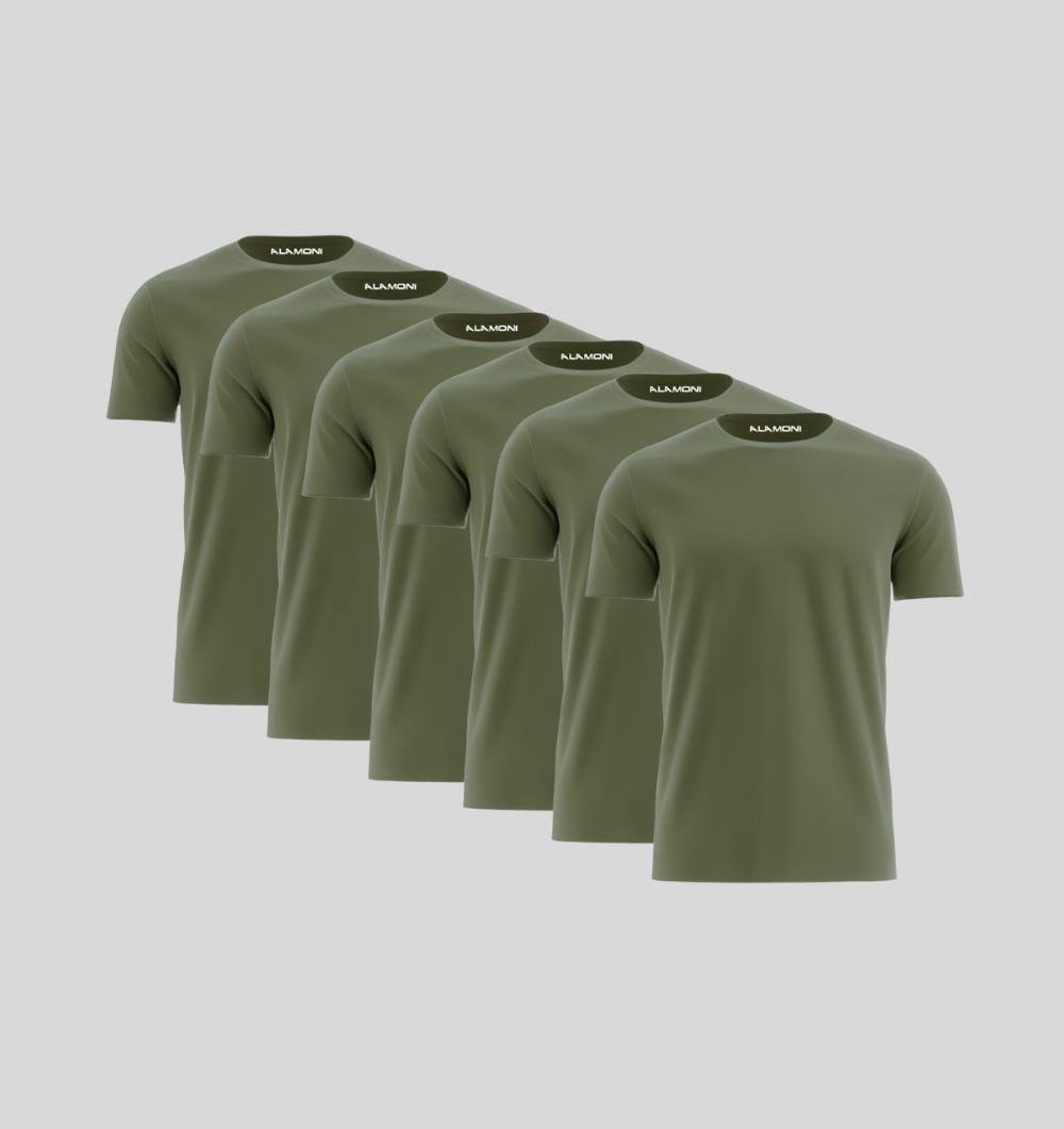 Zestaw 6 szt. | Militarna Zieleń