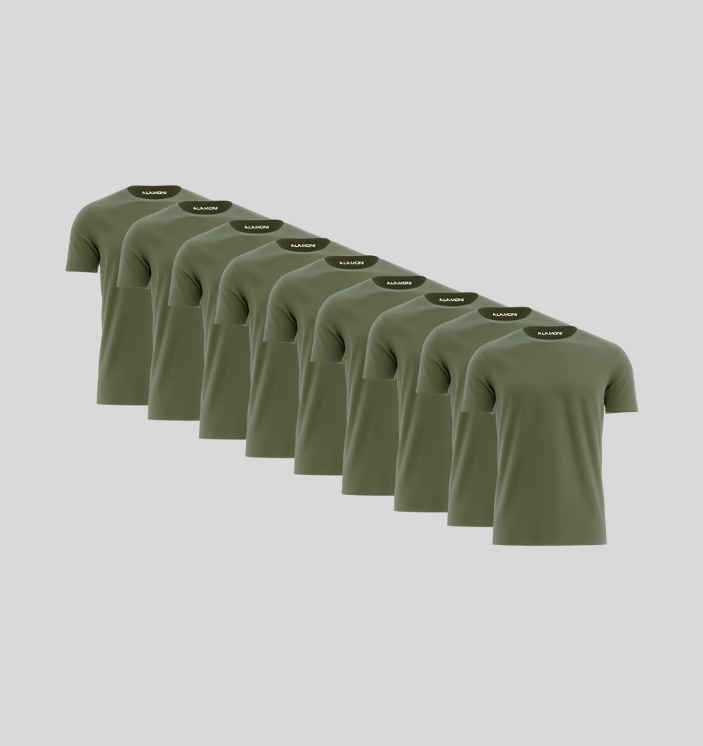 Zestaw 9 szt. | Militarna Zieleń