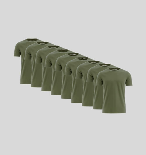 Zestaw 9 szt. | Militarna Zieleń
